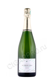 шампанское m ferat fils jacky ferat champagne blanc de blancs brut premier cru 0.75л