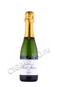 шампанское paul bara brut reserve grand cru champagne aoc 0.375л