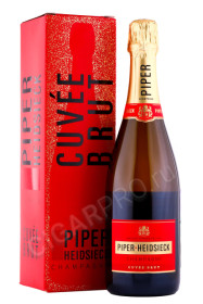 шампанское piper heidsieck brut 0.75л в подарочной упаковке