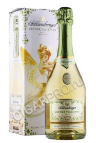 игристое вино schlumberger gruner veltliner brut klassik 0.75л в подарочной упаковке