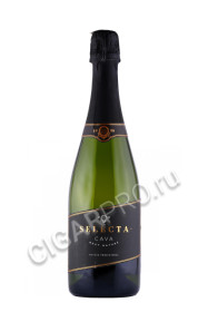 игристое вино селекта кава брют натюр 0.75л игристое вино selecta cava brut nature 0.75л