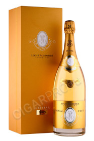 шампанское louis roederer cristal 2005 1.5л в подарочной упаковке