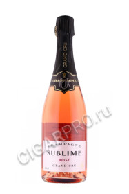 шампанское sublime rose grand cru brut 0.75л