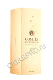 подарочная упаковка шампанское tattinger comtes blanc de blancs 0.75л