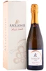 Шампанское Аполлонис Ле Сурс дю Флаго Блан де Шардоне Экс Брют 0.75л в подарочной упаковке