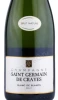 Этикетка Шампанское Сен Жермен де Крэ Блан де Блан 0.75л