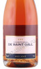 этикетка шампанское de saint gall brut rose 0.75л