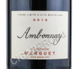 этикетка marguet ambonnay rose grand cru