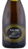 этикетка игристое вино valdo oro blanc de blancs extra dry 0.75л