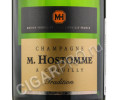 этикетка m. hostomme cuvee tradition