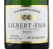 этикетка lilbert-fils brut blanc de blancs grand cru 1.5 l