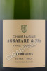 этикетка шампанское agrapart terroirs extra brut 0.75л