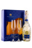 игристое вино 47 anno domini baglietti №10 prosecco + 2 бокала 0.75л в подарочной упаковке