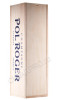 деревянная упаковка шампанское pol roger brut reserve 3л