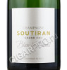 этикетка soutiran blanc de blancs grand cru brut