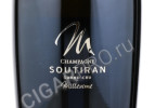 этикетка soutiran grand cru brut millesime