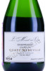 этикетка gonet medeville grand cru champ dalouette mesnil sur oger 0.75л