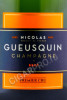 этикетка шампанское nicolas gueusquin brut premier cru 0.75л