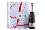 шампанское lanson rose label brut rose 2 glasses 0.75л