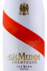 этикетка шампанское g h mumm ice extra demi sec 0.75л