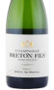 этикетка шампанское breton fils blanc de blancs brut 0.375л