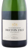 этикетка шампанское breton fils tradition brut 0.75л