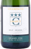 этикетка шампанское chapuy brut reserve blanc de blanc cru nv 0.375л