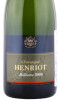 этикетка шампанское henriot millesime brut 0.75л