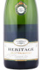 этикетка игристое вино heritage tradition cremant de loire brut 0.75л