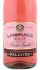 этикетка ламбруско palestro lambrusco emilia igt rose amabile 0.75л