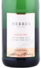 этикетка игристое вино peter herres riesling sekt 0.75л