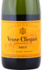 этикетка шампанское veuve clicquot ponsardin 0.375л