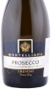 этикетка вино игристое Montelliana Prosecco Treviso DOC Extra Dry 0.75л