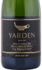 этикетка игристое вино yarden blanc de blancs brut 0.75л