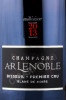 этикетка шампанское ar lenoble bisseuil blanc de noir premier cru millesime extra brut 0.75л