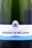 этикетка шампанское besserat de bellefon extra brut 0.75л