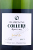 этикетка шампанское collery grand cru a ay 0.75л