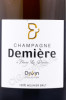 этикетка шампанское demiere divin meunier 0.75л