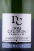 этикетка шампанское dom caudron demi sec 0.75л