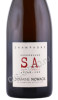 этикетка шампанское domaine nowack s a extra brut 0.75л