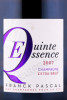 этикетка шампанское franck pascal quinte essence 0.75л