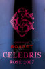 этикетка французское шампанское gosset celebris rose extra brut 2007 0.75л