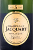 этикетка шампанское jacquart brut mosaique signature 0.75л