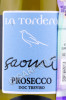 этикетка игристое вино la tordera saomi prosecco treviso doc 0.2л