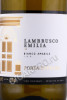 этикетка игристое вино lambrusco emilia porta soprana 0.75л