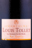 этикетка шампанское louis tollet la grande cuvee rose grand cru brut 0.75л