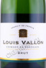 этикетка игристое вино louis vallon cremant de bordeaux 0.75л