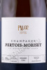 этикетка шампанское pertois moriset pm 02 edition grand cru 0.75л