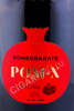 этикетка игристое вино pom x pomegranate 0.75л