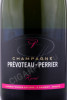 этикетка шампанское prevoteau perrier rose brut 0.75л